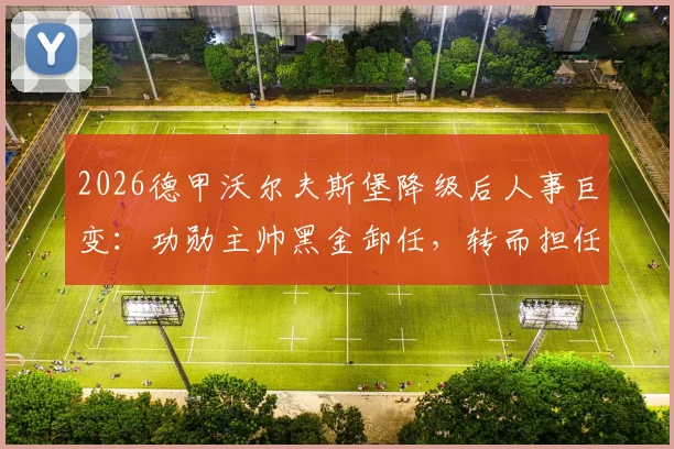 2026德甲沃尔夫斯堡降级后人事巨变：功勋主帅黑金卸任，转而担任俱乐部总经理一职